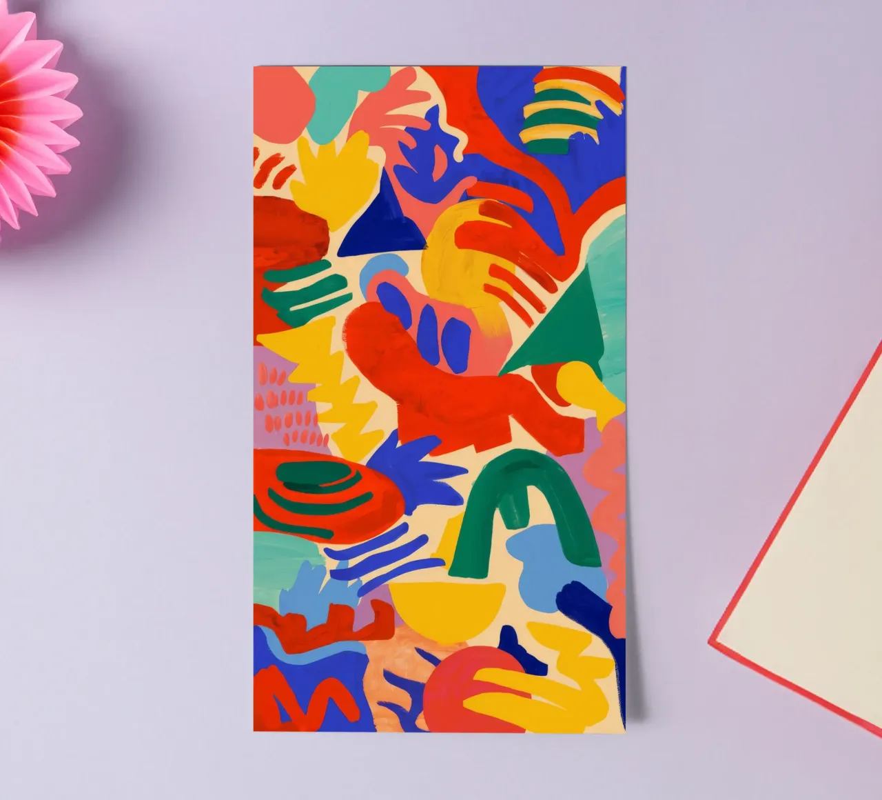 Abstract Bloom Burst sticker sheet by Zep Layers