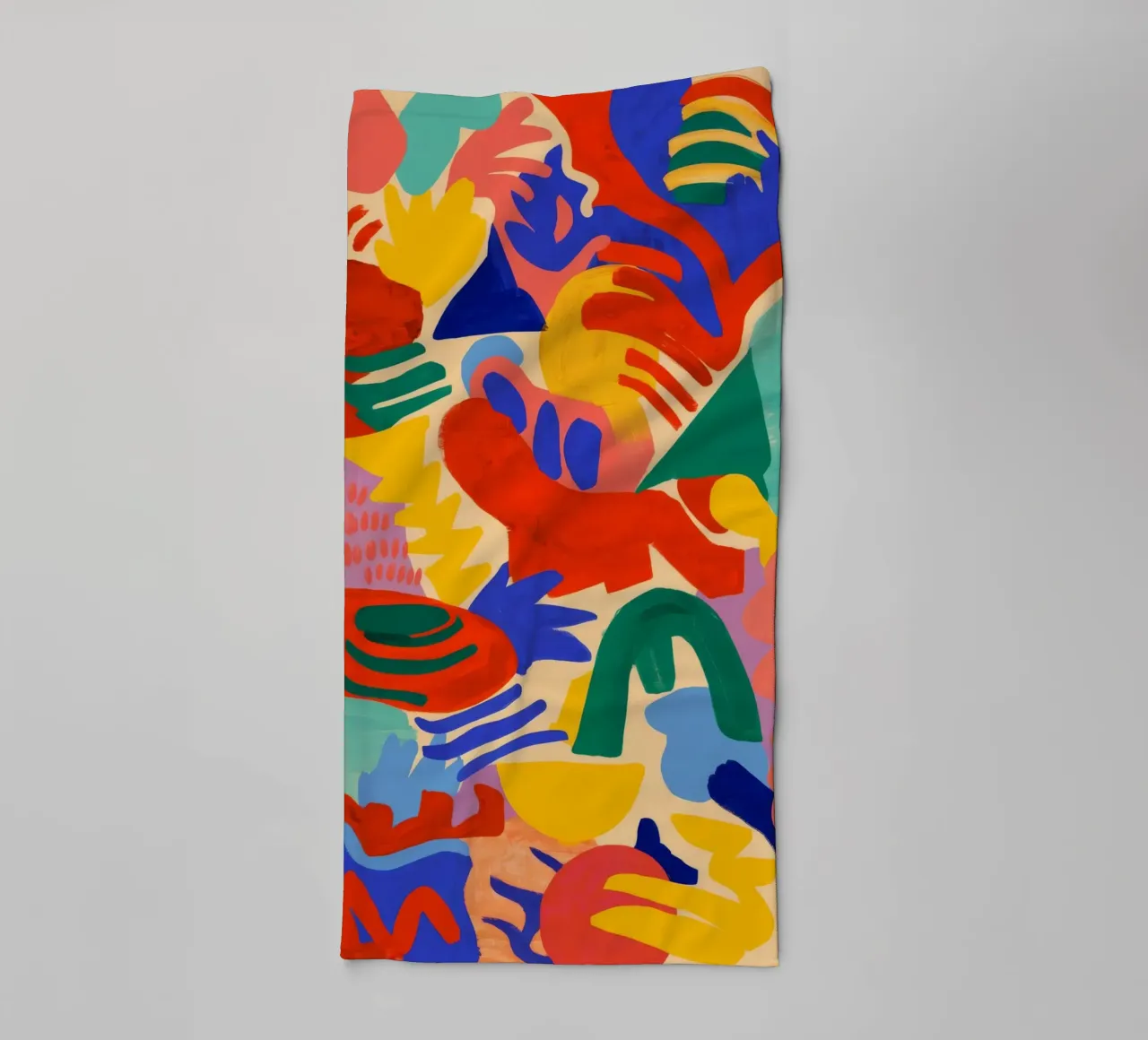 Abstract Bloom Burst towel by Zep Layers