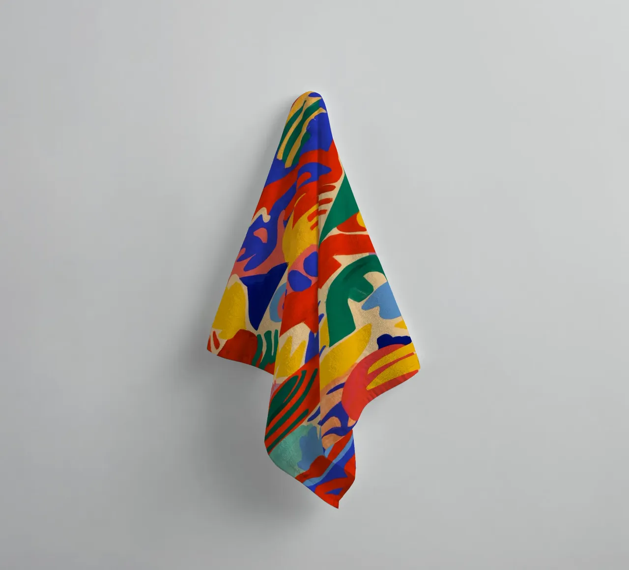 Abstract Bloom Burst towel by Zep Layers