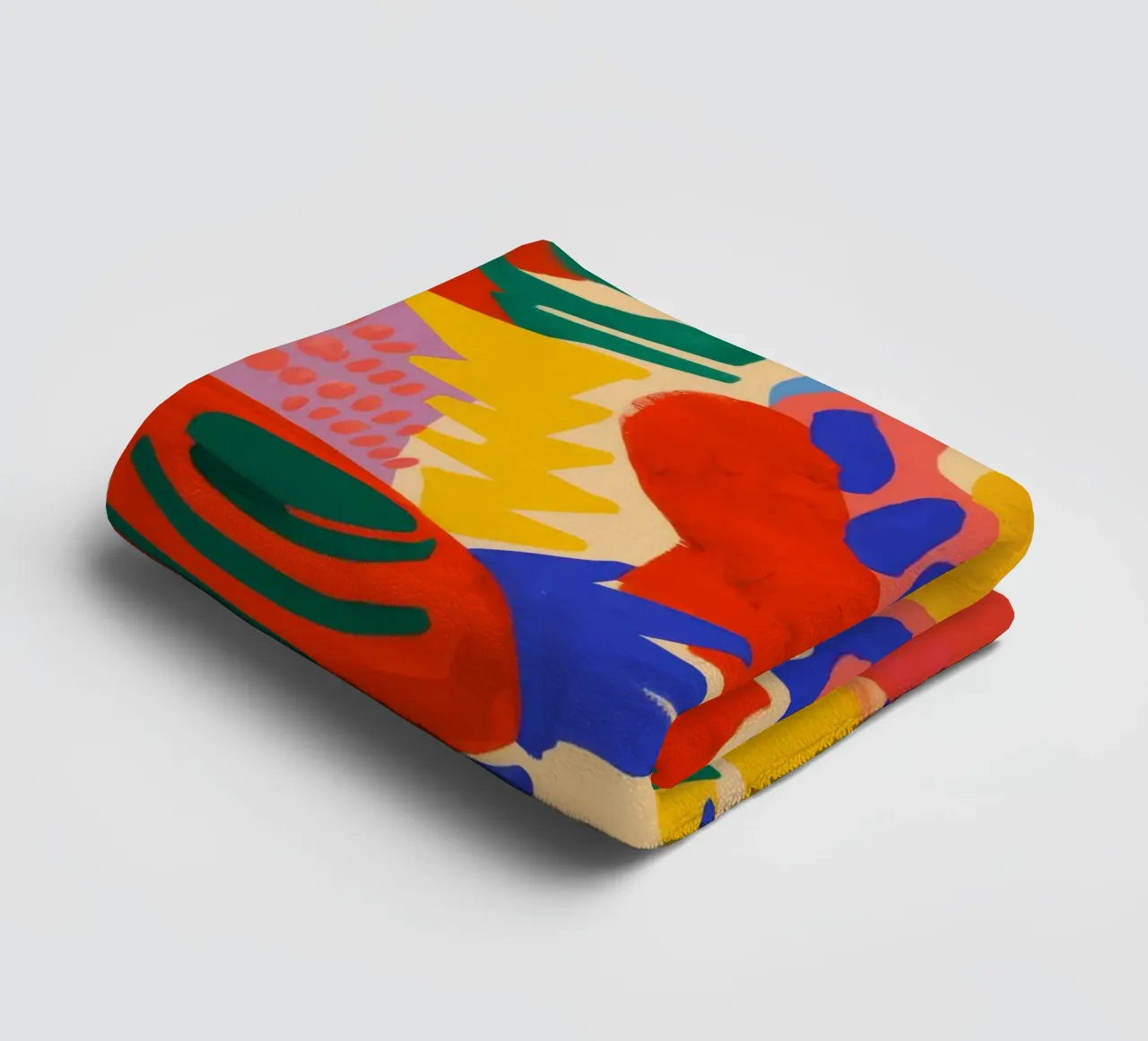 Abstract Bloom Burst towel by Zep Layers