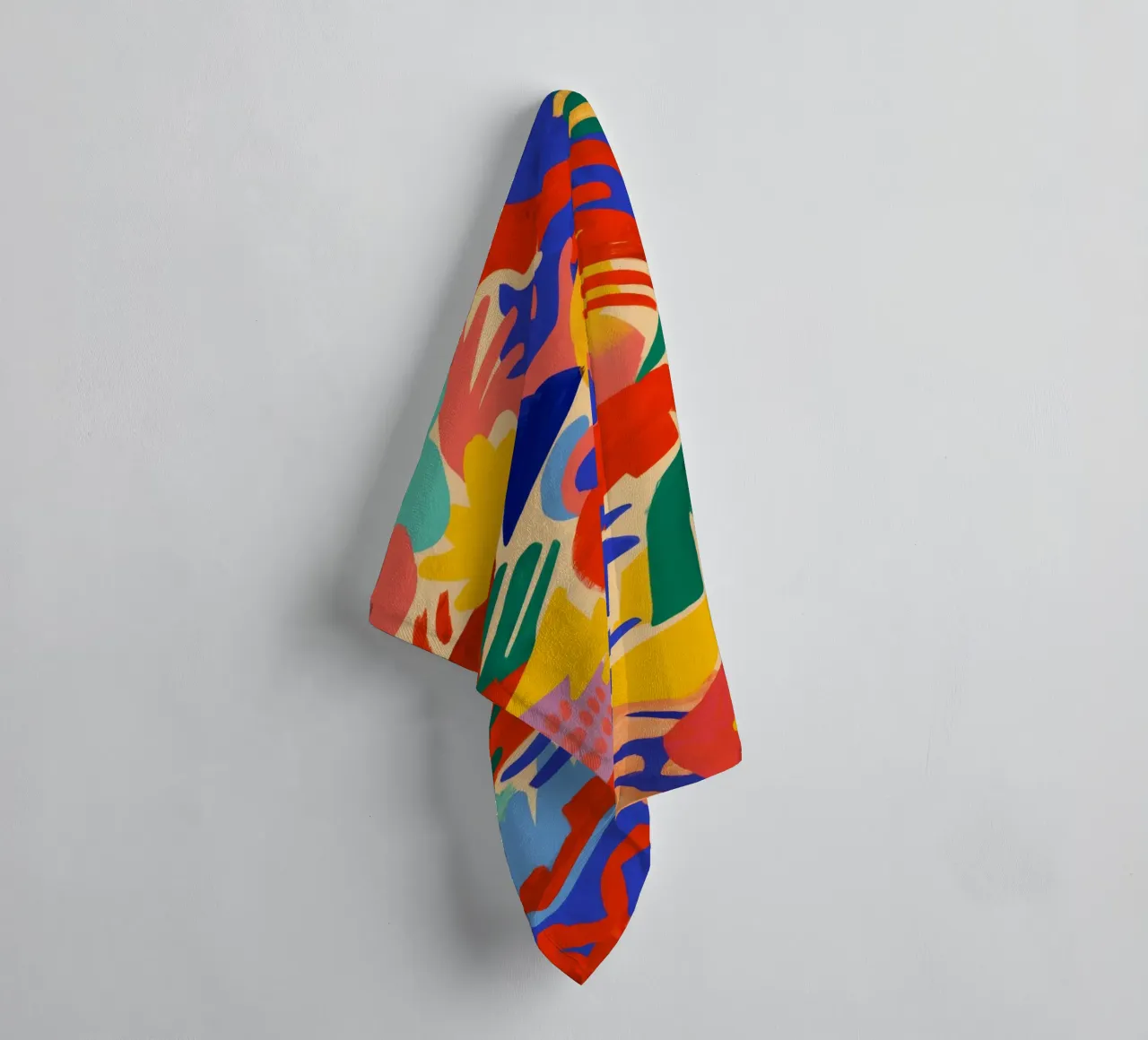 Abstract Bloom Burst towel by Zep Layers
