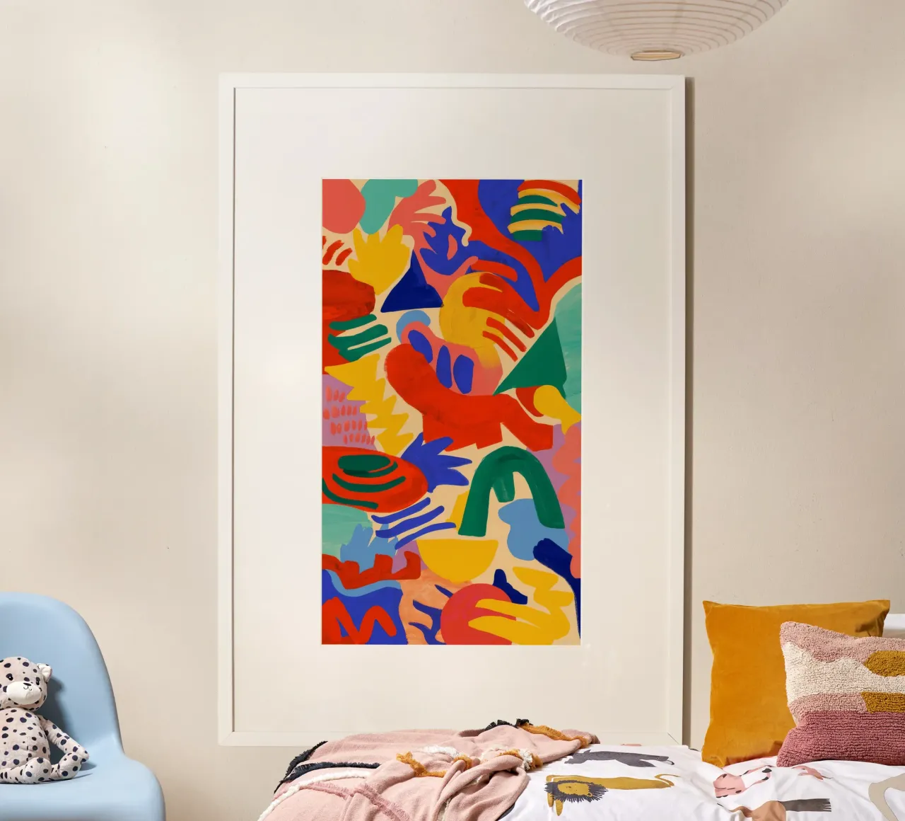 Fioritura astratta poster da Zep Layers