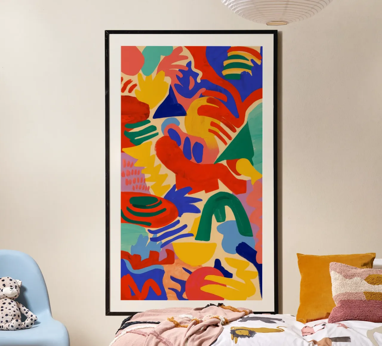 Fioritura astratta poster da Zep Layers