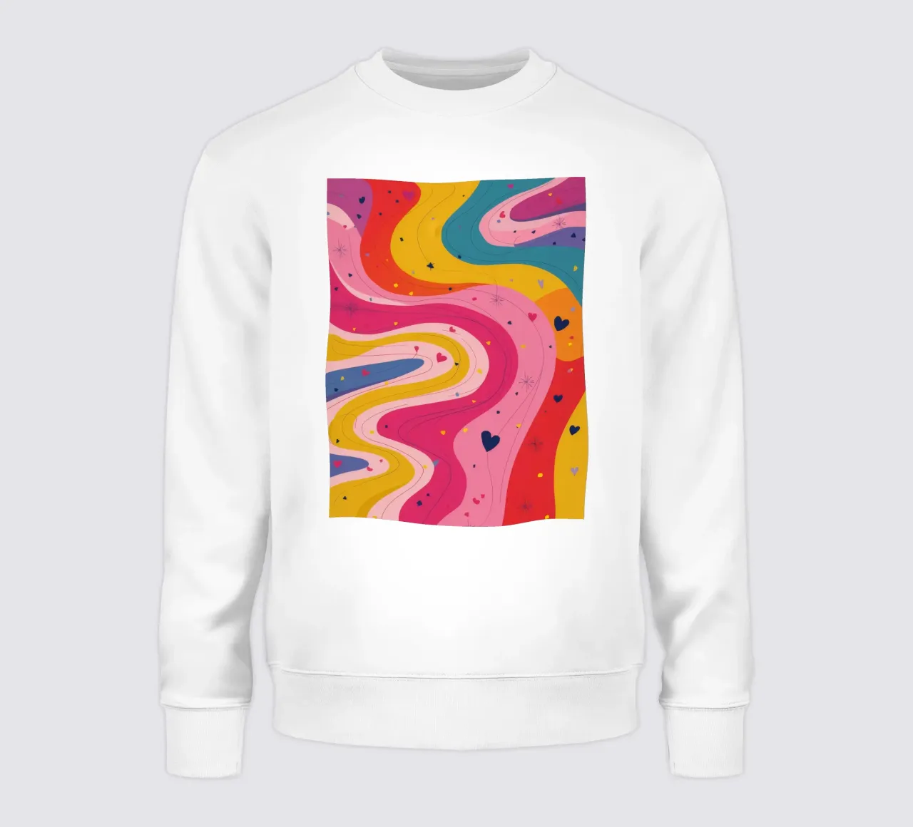 Flusso del fiume Crimson felpa da Zep Layers