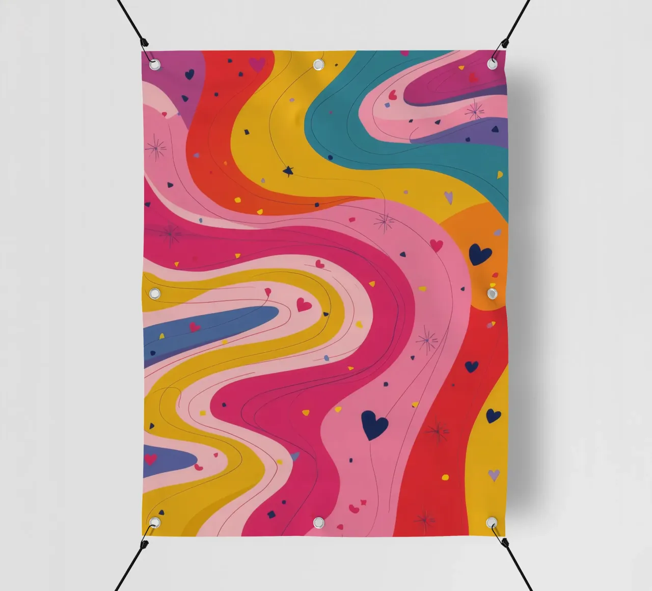 Crimson River Flow pvc cover by Zep Layers