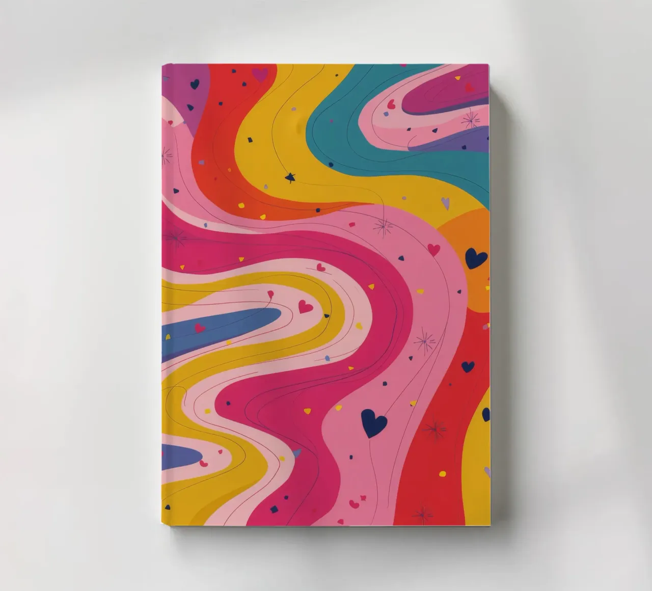 Crimson River Flow notebook by Zep Layers