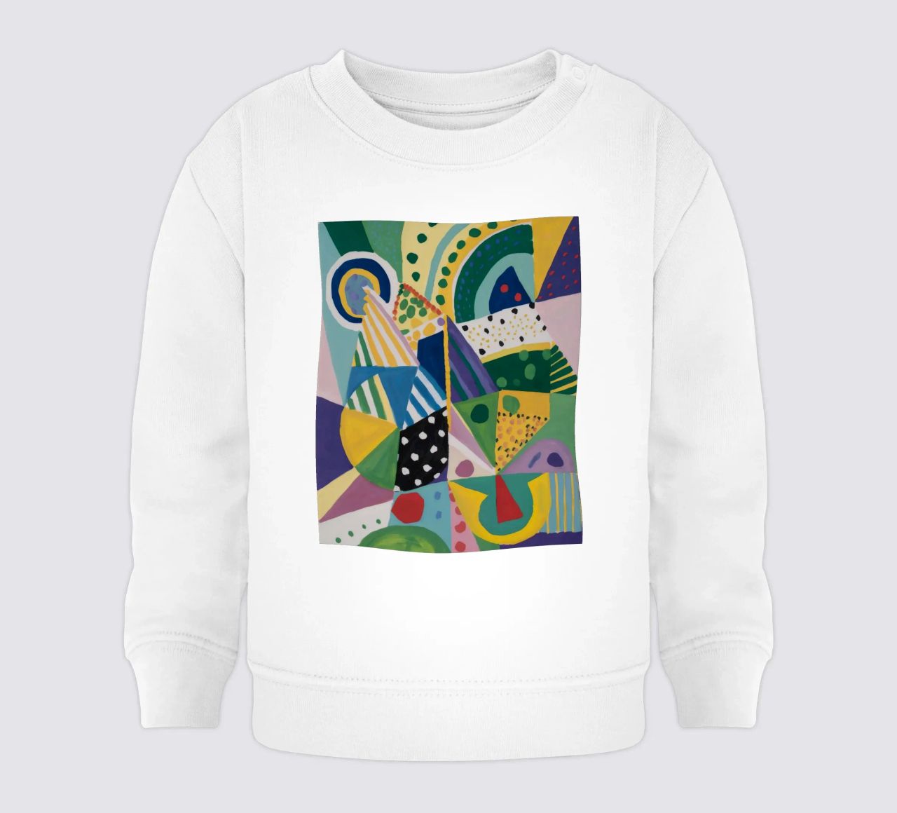 Miscela geometrica Jungle felpa neonato da Zep Layers