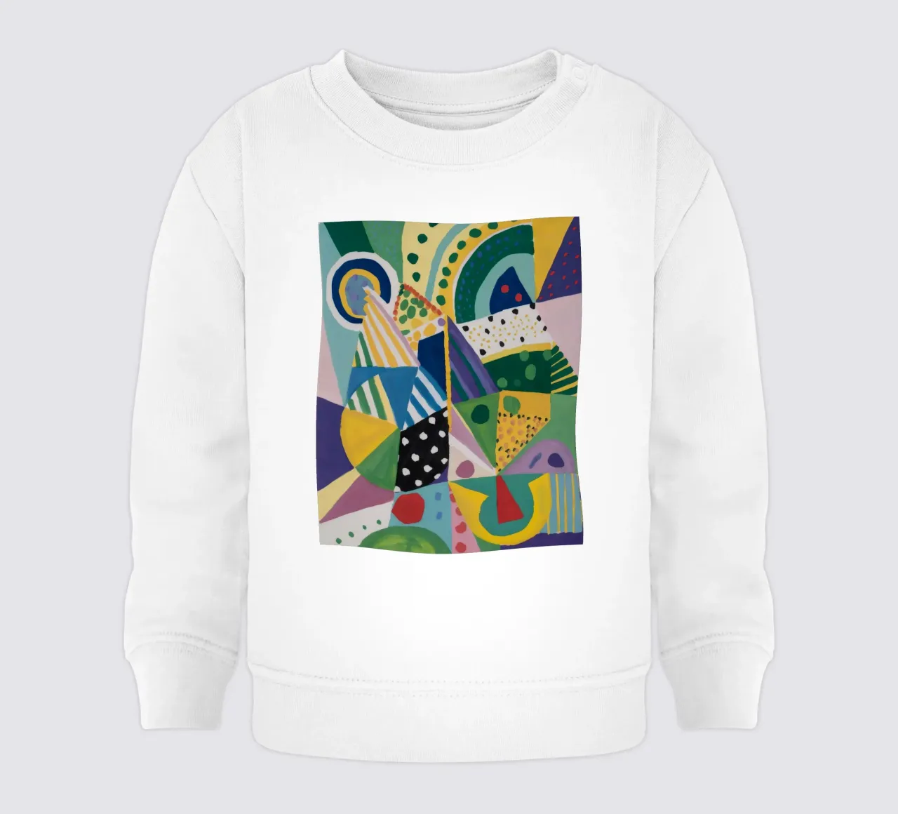 Miscela geometrica Jungle felpa neonato da Zep Layers