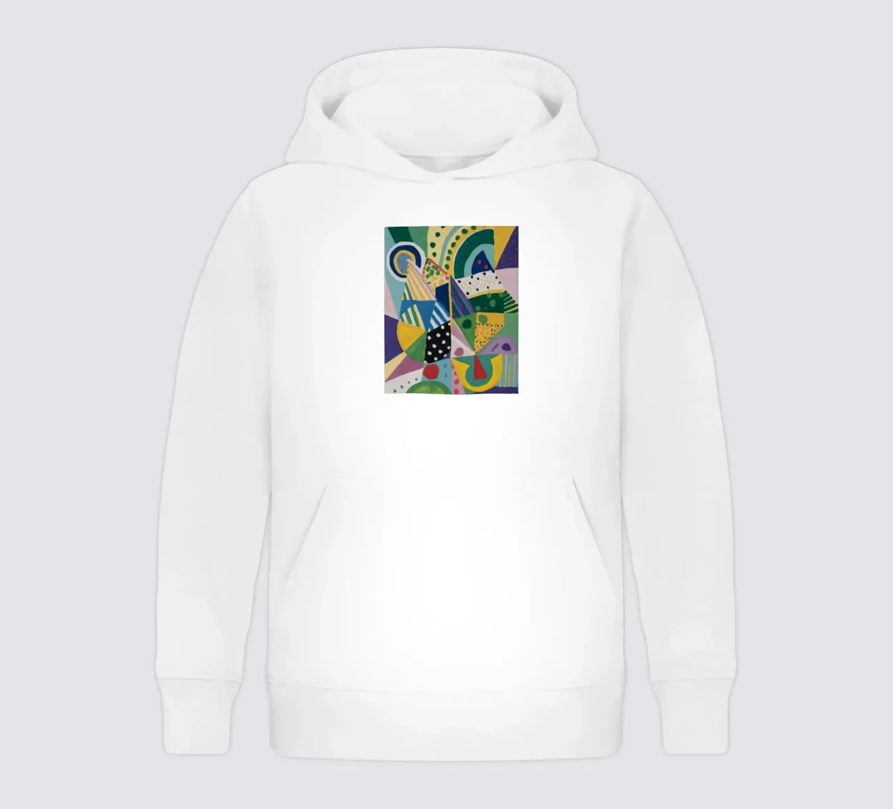 Miscela geometrica Jungle felpa bambino con cappuccio da Zep Layers