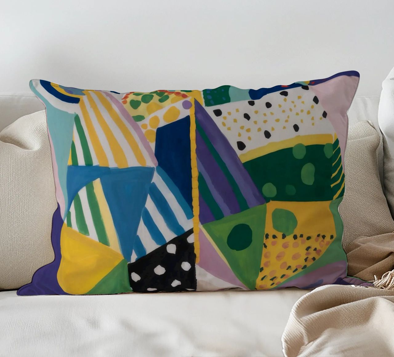Miscela geometrica Jungle cuscino da Zep Layers