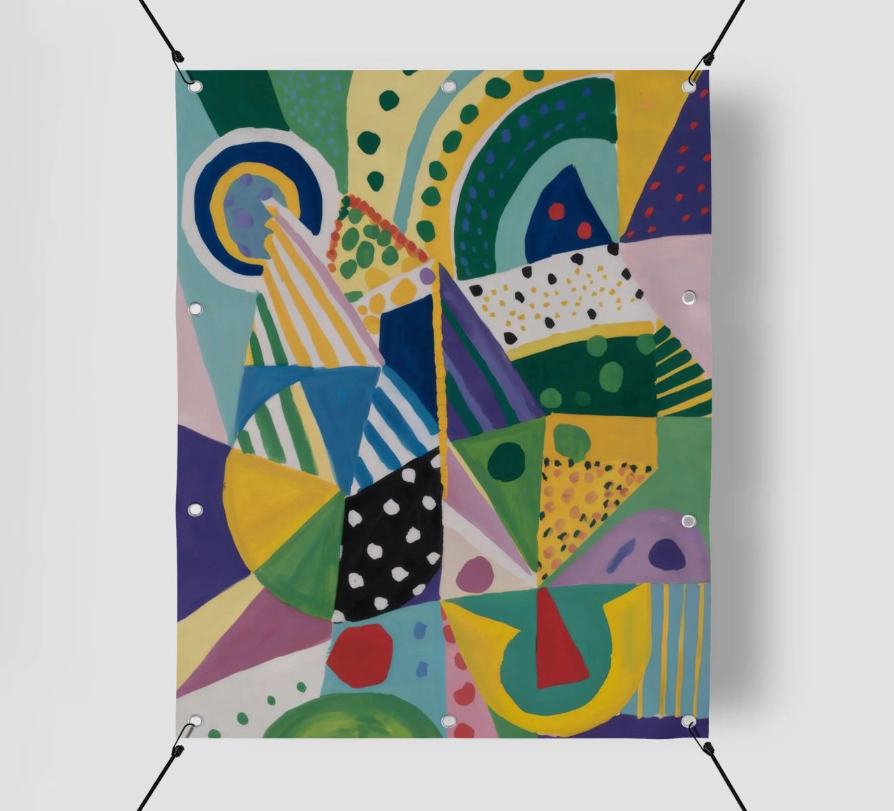 Miscela geometrica Jungle telo in pvc da Zep Layers