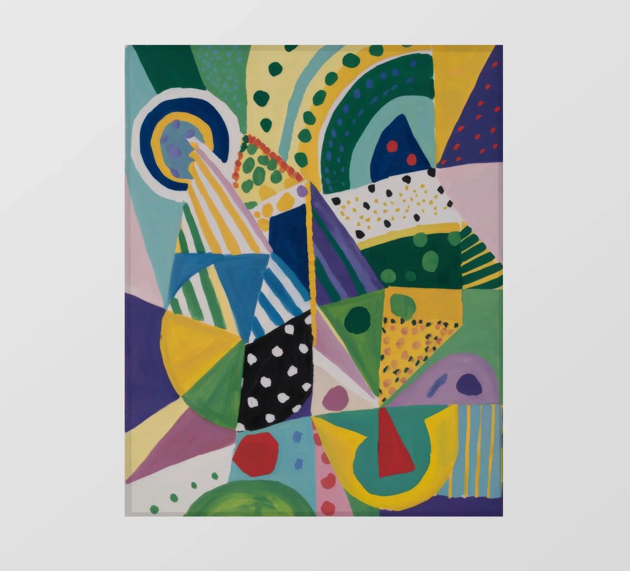 Miscela geometrica Jungle telo in pvc da Zep Layers