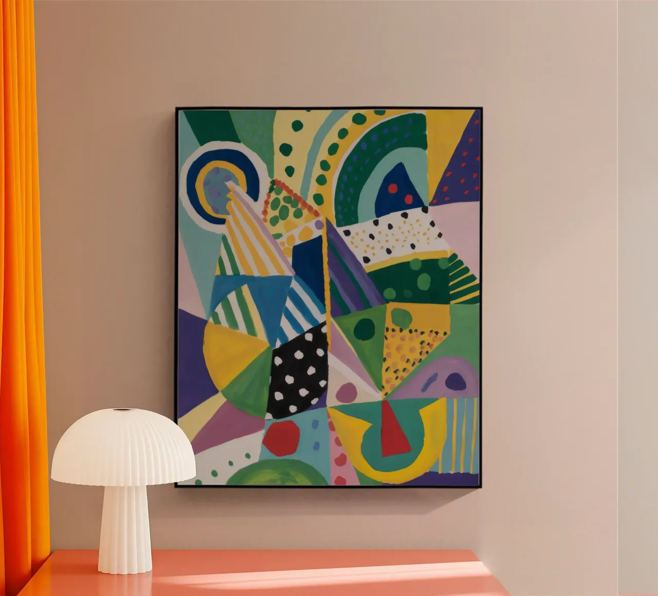 Miscela geometrica Jungle plexiglass da Zep Layers