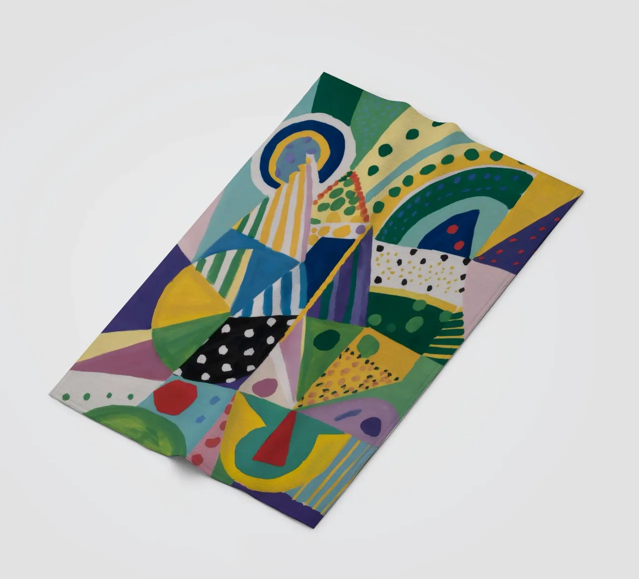 Miscela geometrica Jungle coperta in pile da Zep Layers