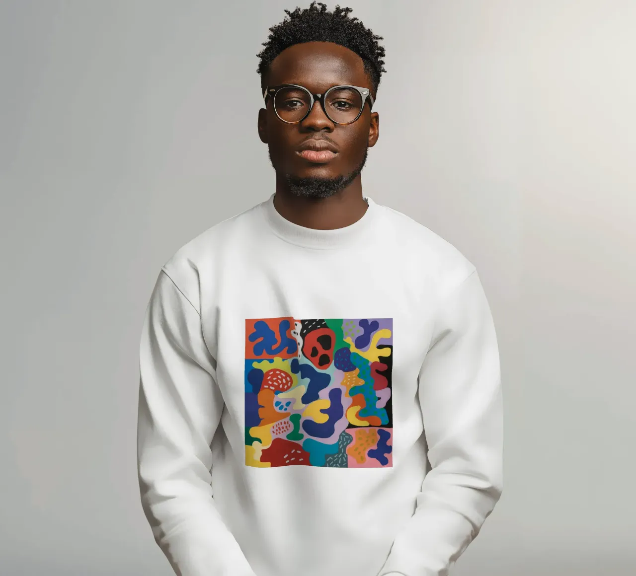 Blob Medley ecológico sudadera de Zep Layers