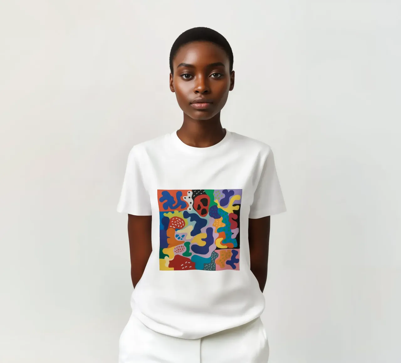 Miscela di blob organici t-shirt da Zep Layers
