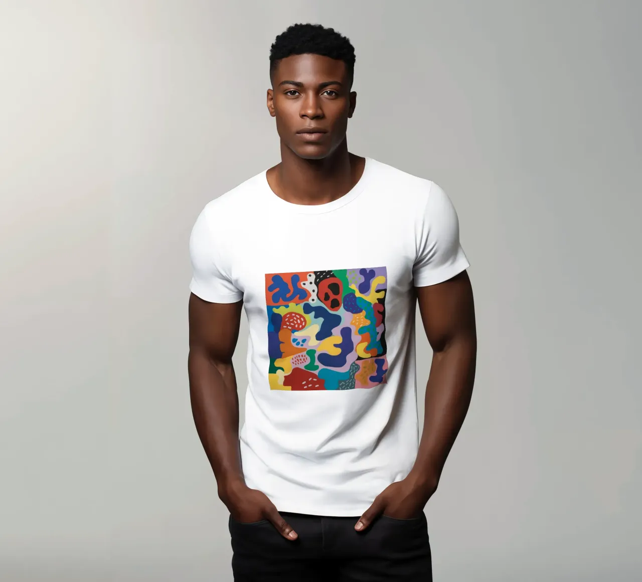 Miscela di blob organici t-shirt da Zep Layers