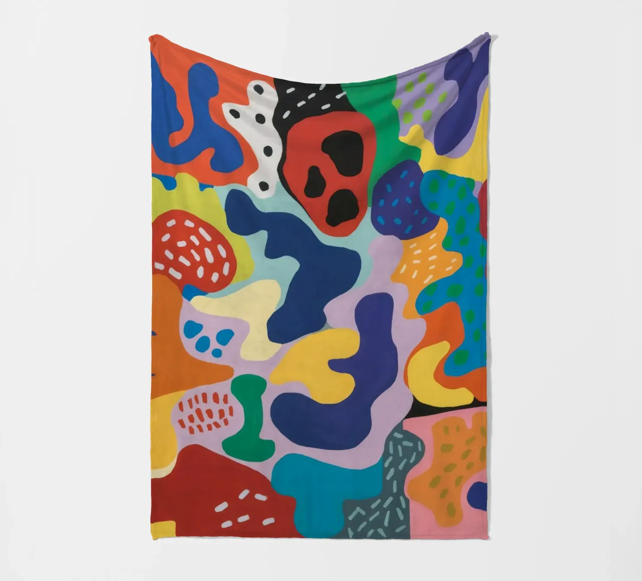 Miscela di blob organici coperta in pile da Zep Layers