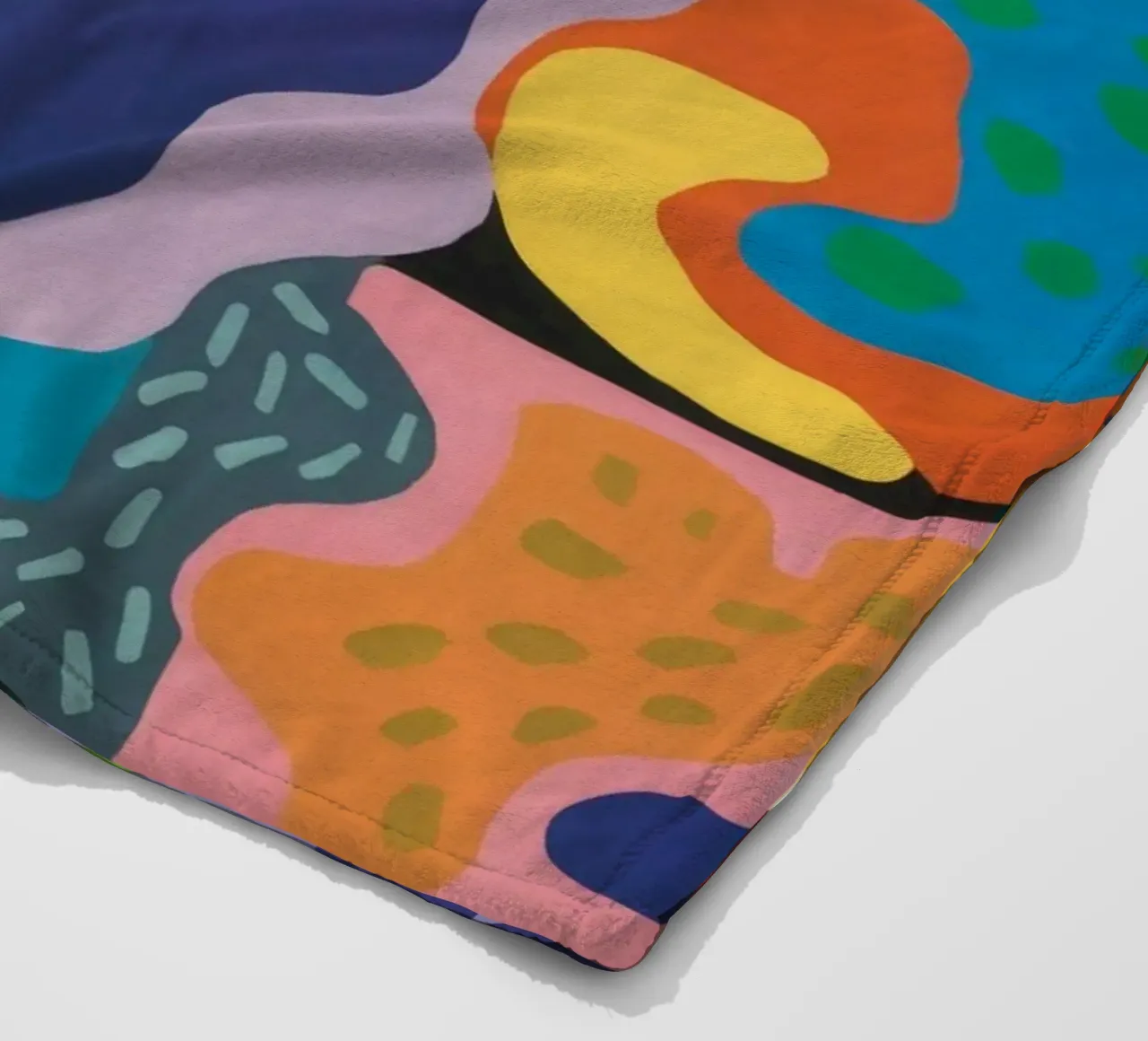 Miscela di blob organici coperta in pile da Zep Layers