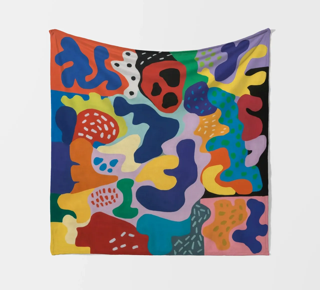 Miscela di blob organici coperta in pile da Zep Layers