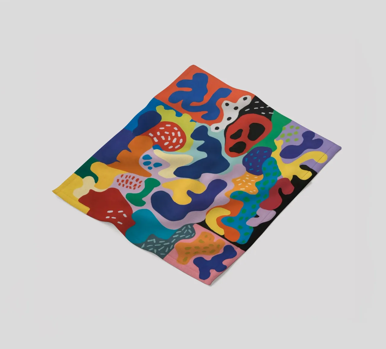 Miscela di blob organici coperta in pile da Zep Layers