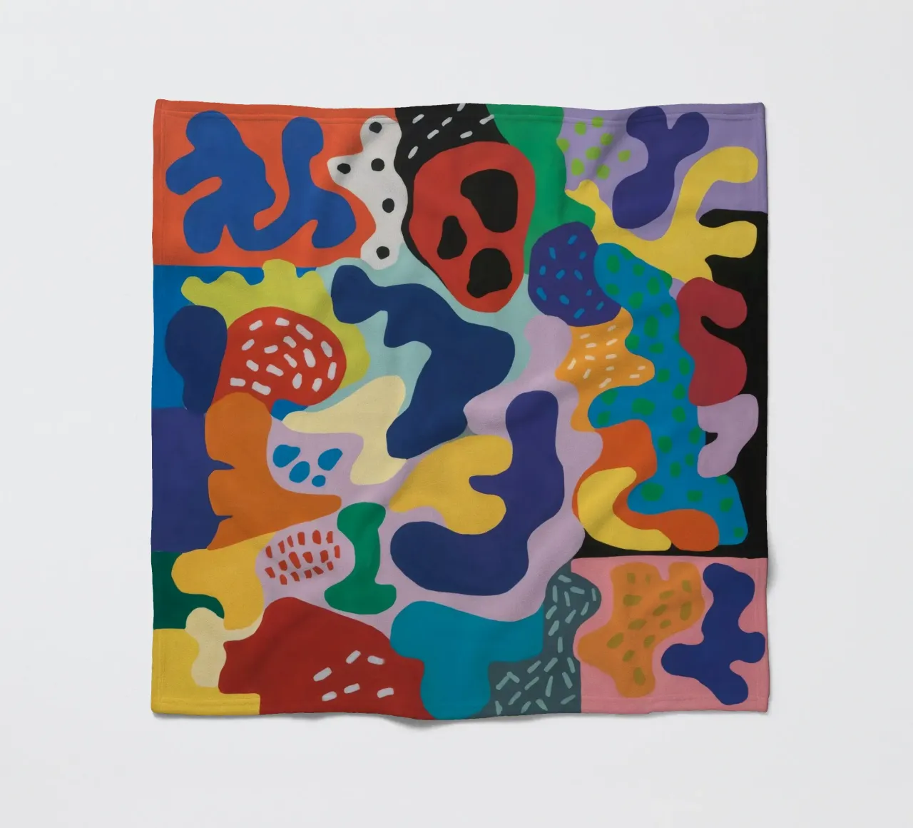 Miscela di blob organici coperta in pile da Zep Layers