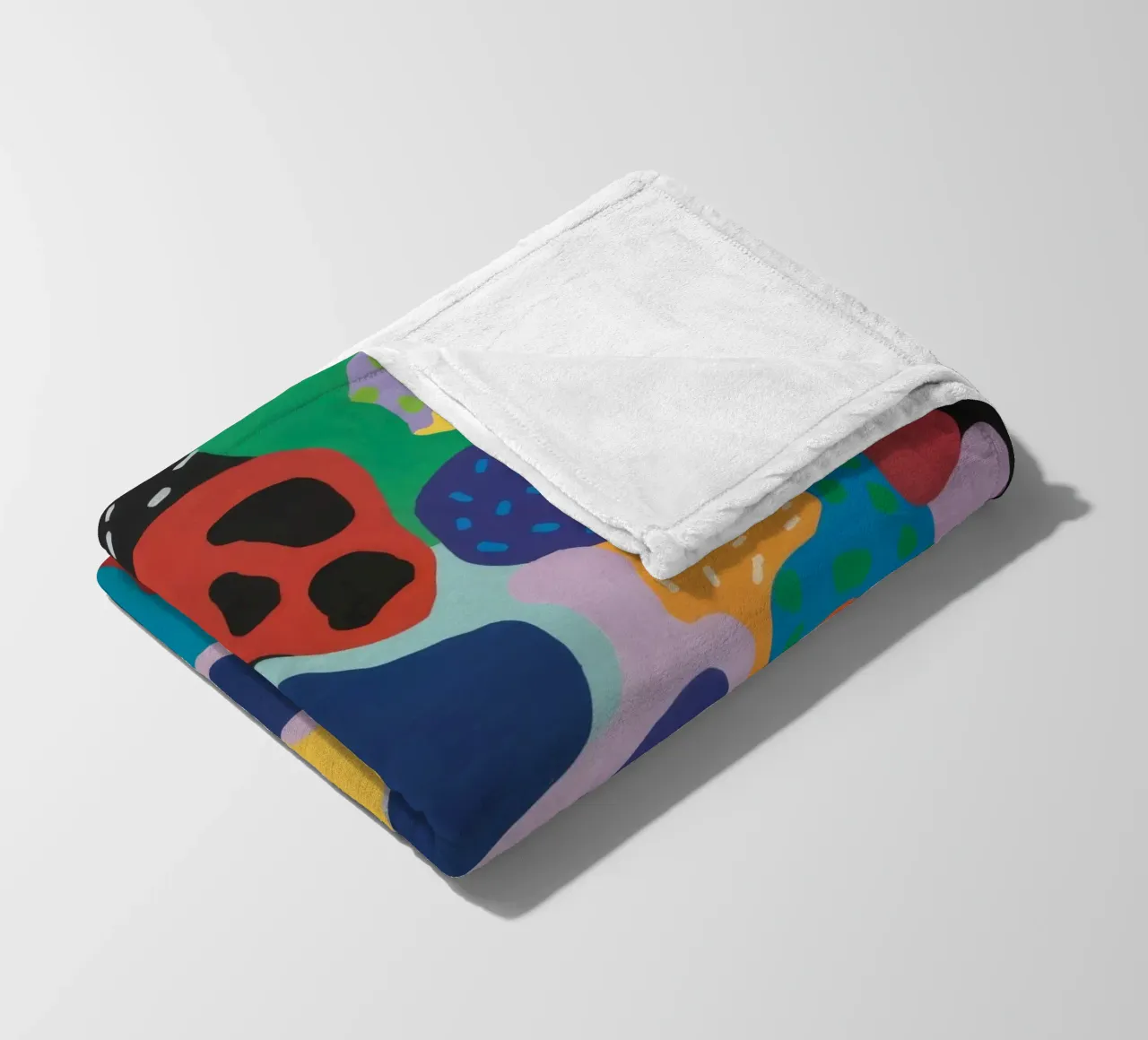 Miscela di blob organici coperta in pile da Zep Layers