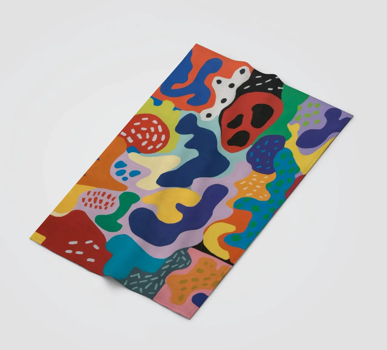 Miscela di blob organici coperta in pile da Zep Layers