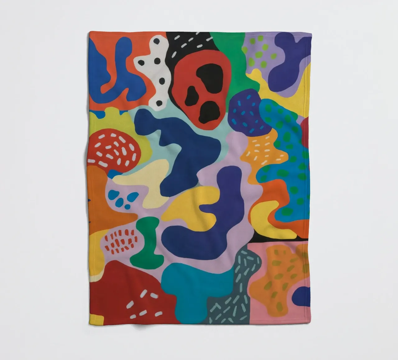 Miscela di blob organici coperta in pile da Zep Layers