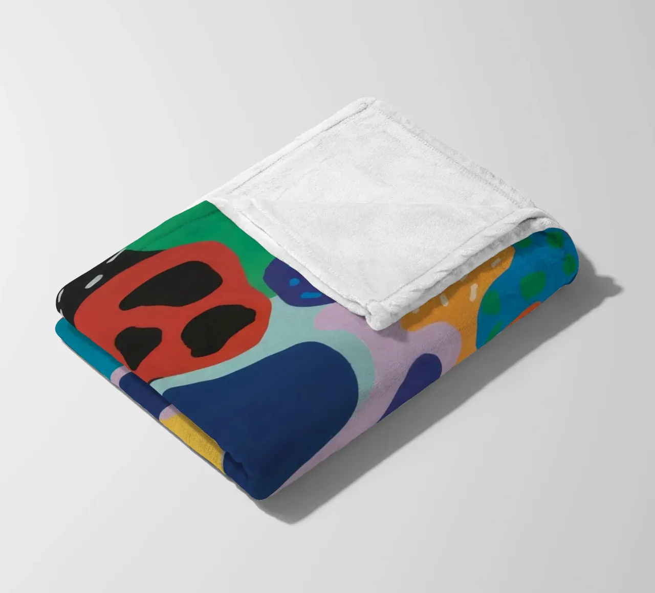 Miscela di blob organici coperta in pile da Zep Layers