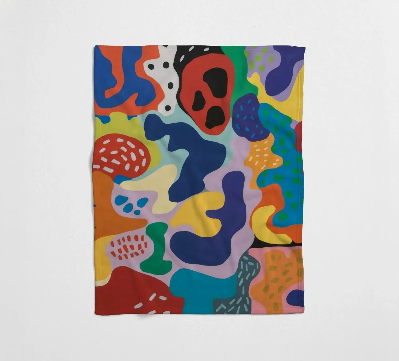 Miscela di blob organici coperta in pile da Zep Layers