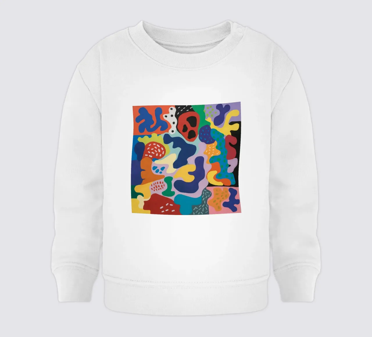 Miscela di blob organici felpa neonato da Zep Layers