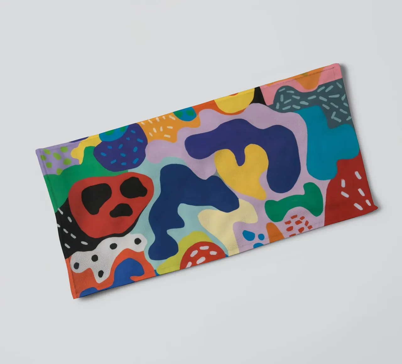 Miscela di blob organici asciugamano da bagno da Zep Layers