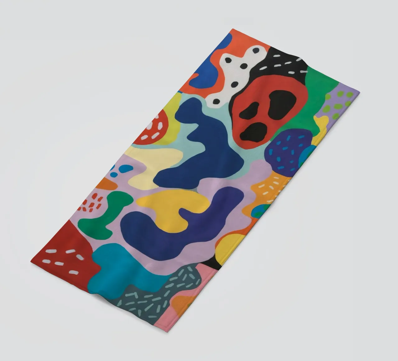 Biologische Blob Medley strandhanddoek van Zep Layers