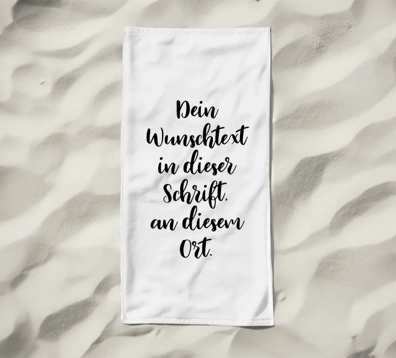 Wunschtext in schwarz weiß - Schreibschrift telo mare da WORTSPIEL