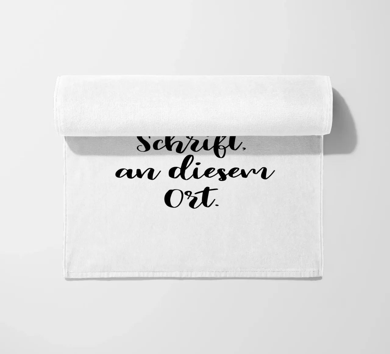 Wunschtext in schwarz weiß - Schreibschrift telo mare da WORTSPIEL