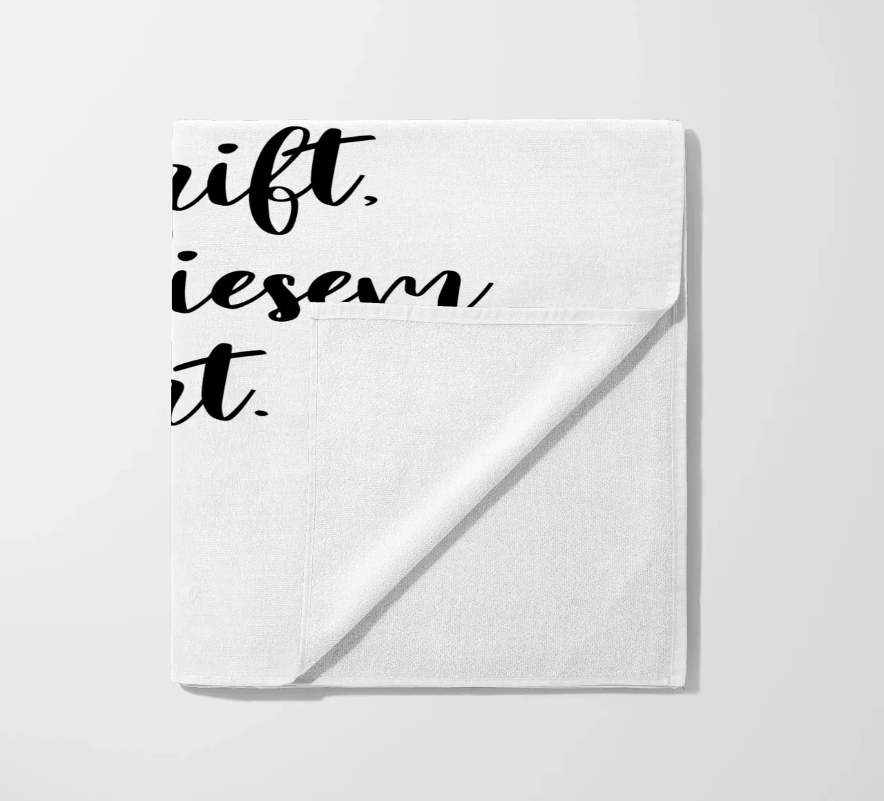 Wunschtext in schwarz weiß - Schreibschrift telo mare da WORTSPIEL