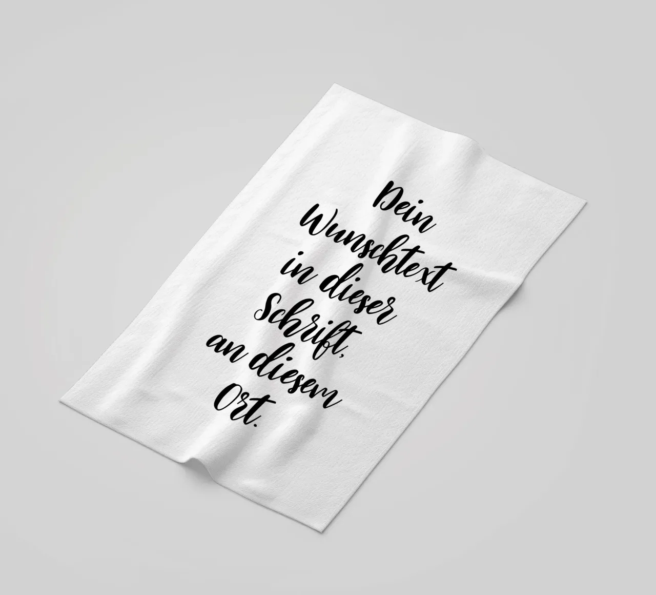 Wunschtext in schwarz weiß - Schreibschrift telo mare da WORTSPIEL