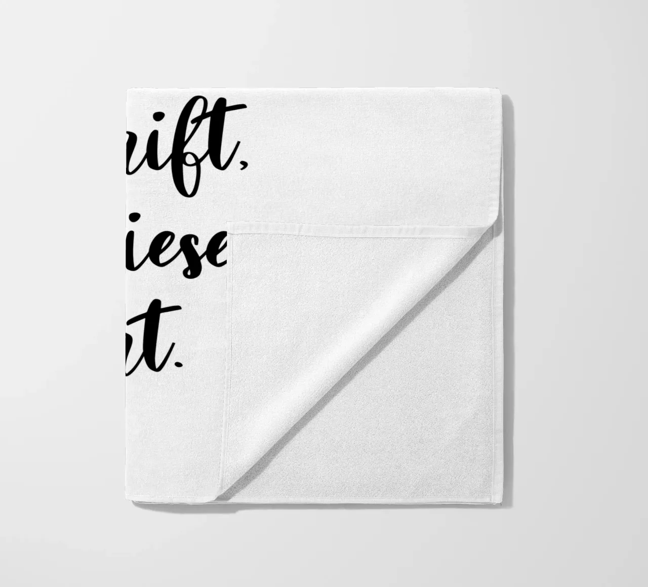 Wunschtext in schwarz weiß - Schreibschrift telo mare da WORTSPIEL