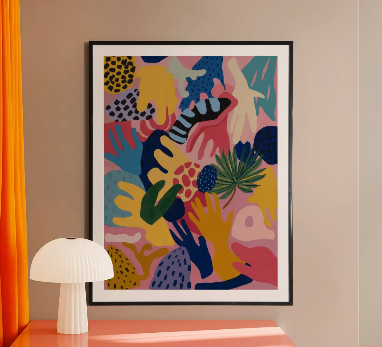 Fioritura di visioni oniriche poster con telaio in plastica da Zep Layers