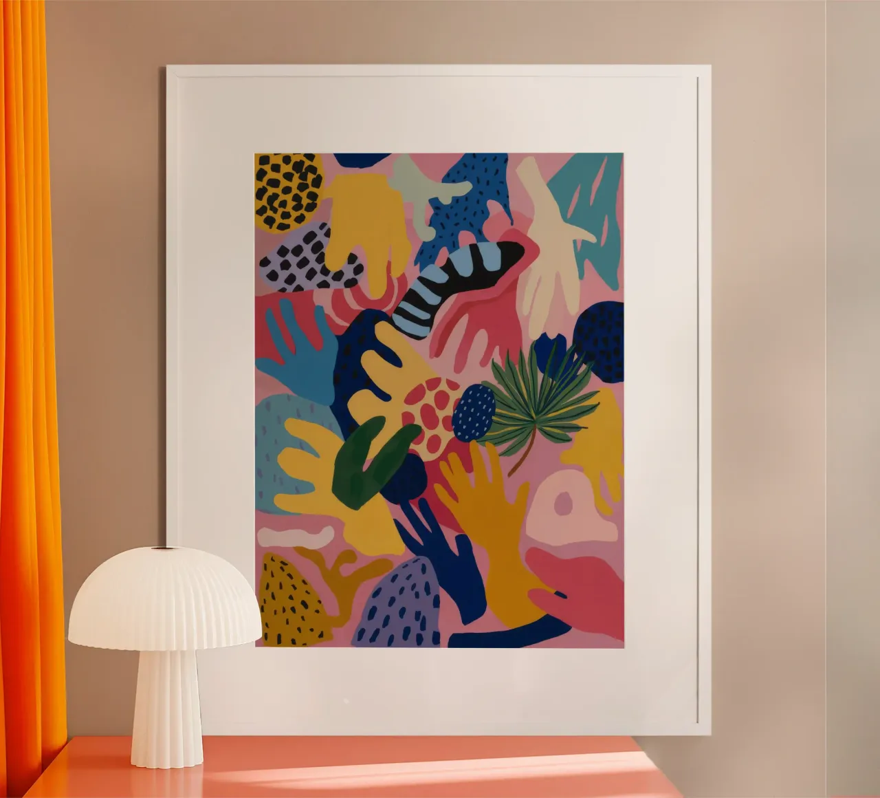 Fioritura di visioni oniriche poster con telaio in plastica da Zep Layers