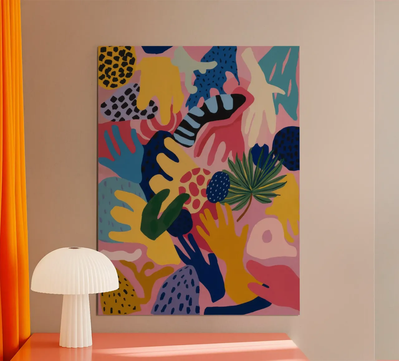 Fioritura di visioni oniriche poster con telaio in plastica da Zep Layers