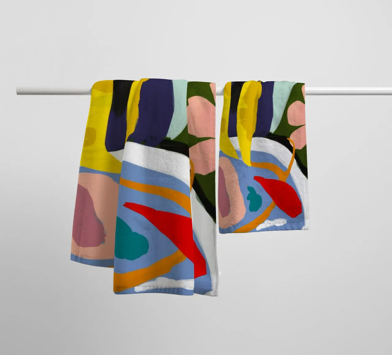 Fusione del flusso cromatico asciugamano da bagno da Zep Layers