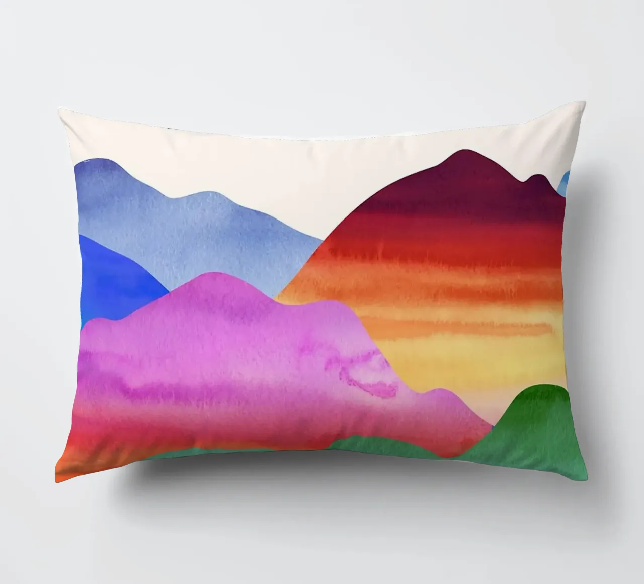 colline testo gradiente arcobaleno salmo preghiera religiosa cielo terre cuscino da minerva santiago