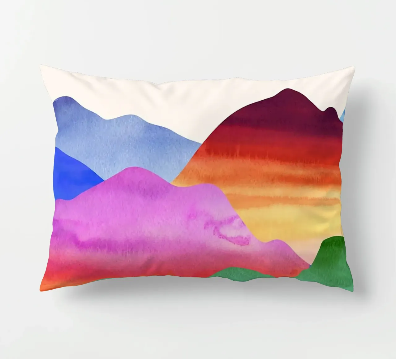 colline testo gradiente arcobaleno salmo preghiera religiosa cielo terre cuscino da minerva santiago