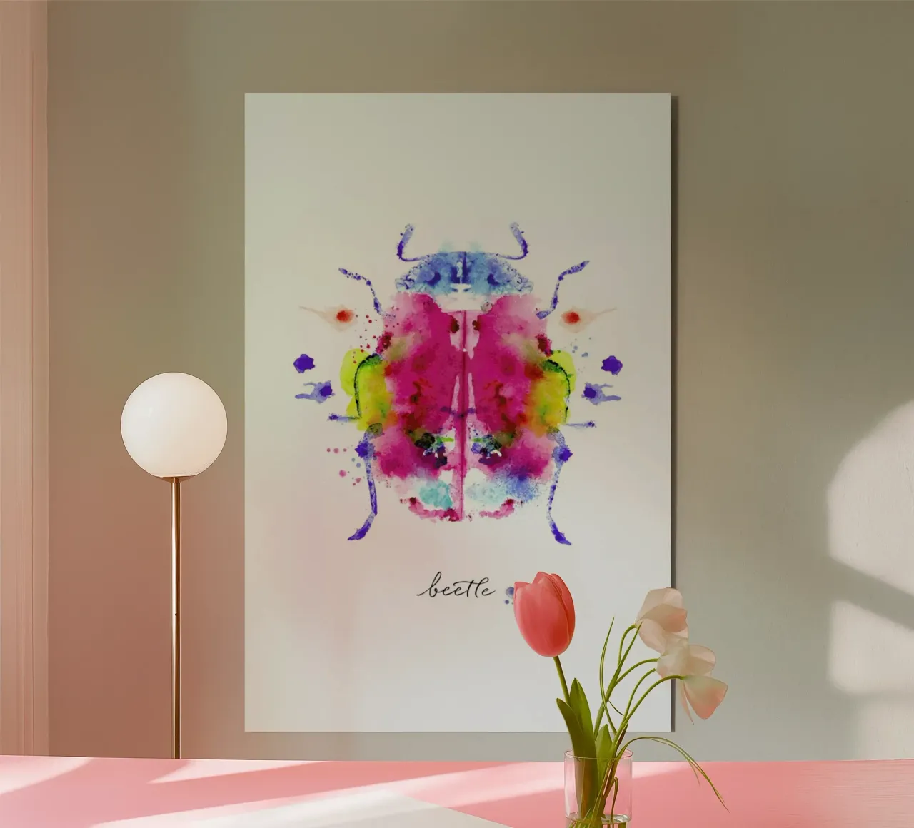 Ink Beetle II alluminio dibond da Flora & Fauna