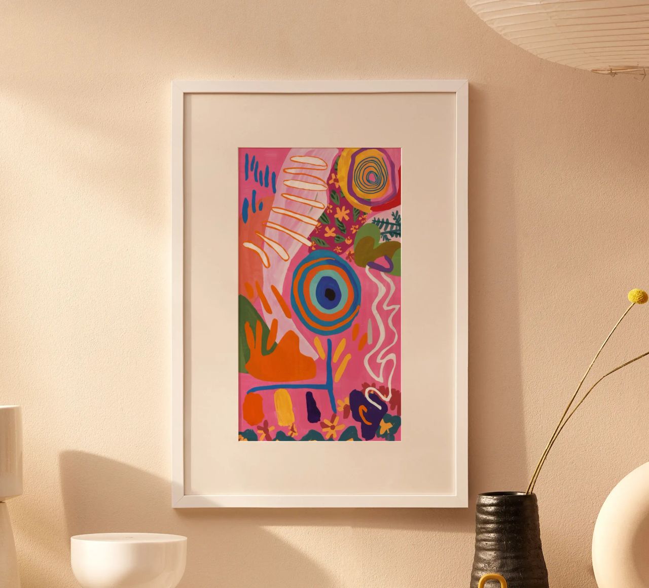 Efflorescence de l'œil cosmique poster de Zep Layers
