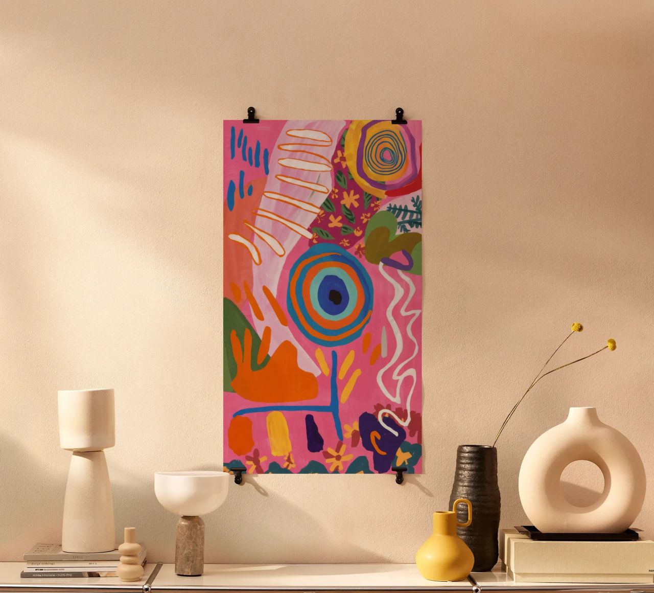 Efflorescence de l'œil cosmique poster de Zep Layers