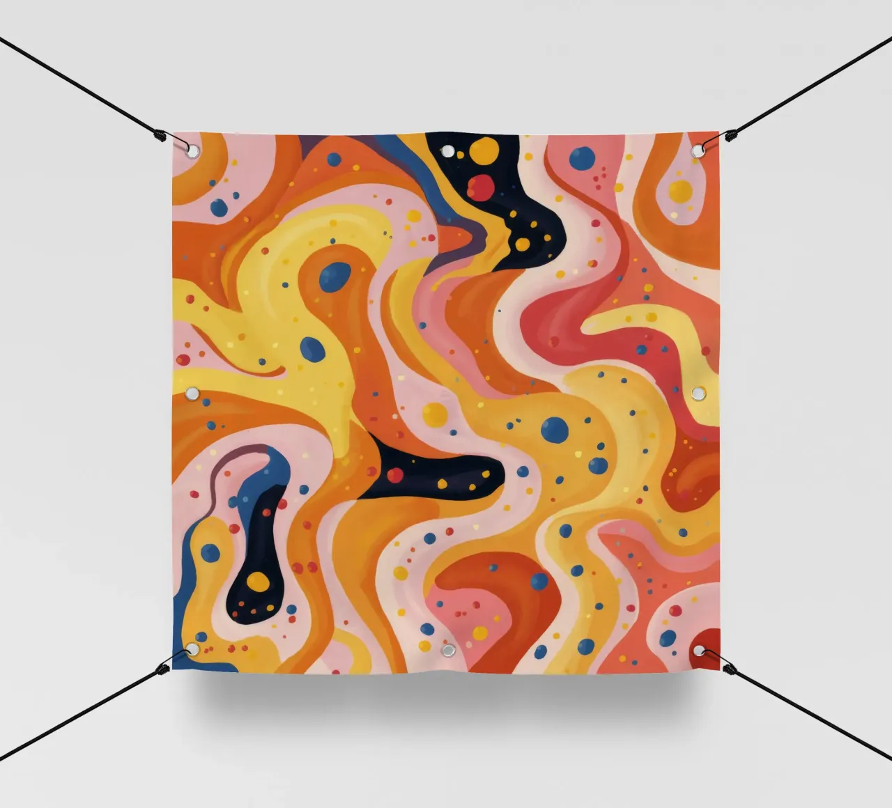 Estasi di vortice d'oro telo in pvc da Zep Layers