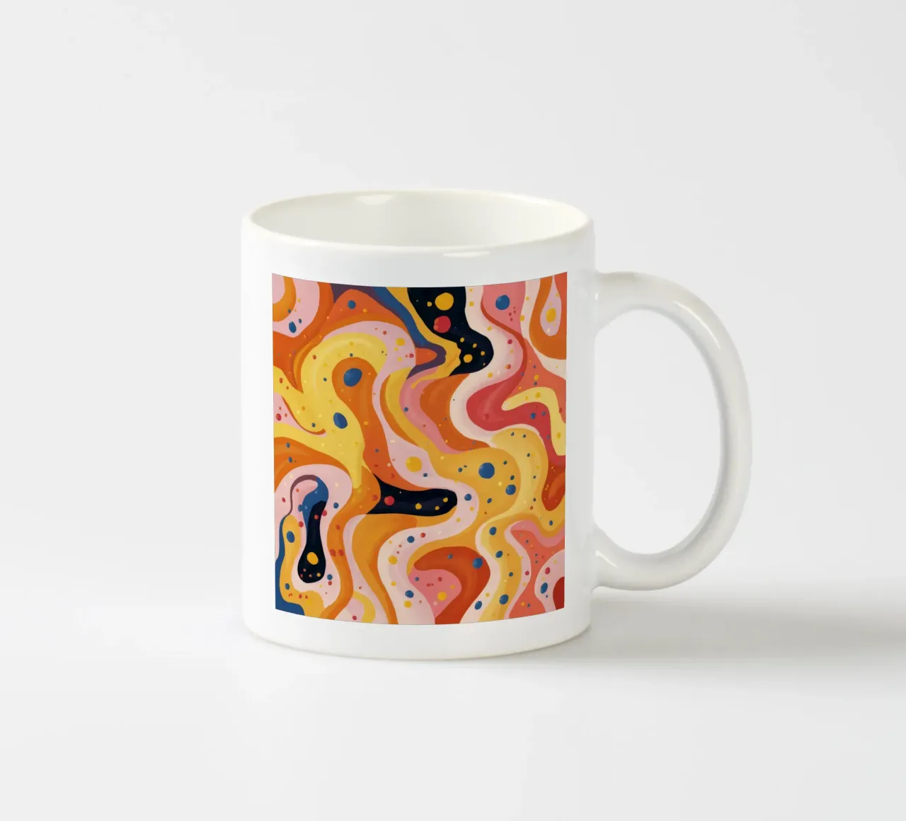 Estasi di vortice d'oro tazza in ceramica da Zep Layers